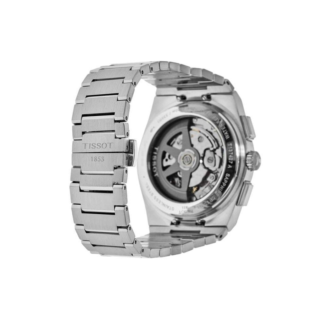 Tissot PRX T-Classic Chronograph White Dial Automatic T137.427.11.011.01 100M Men's Watch
