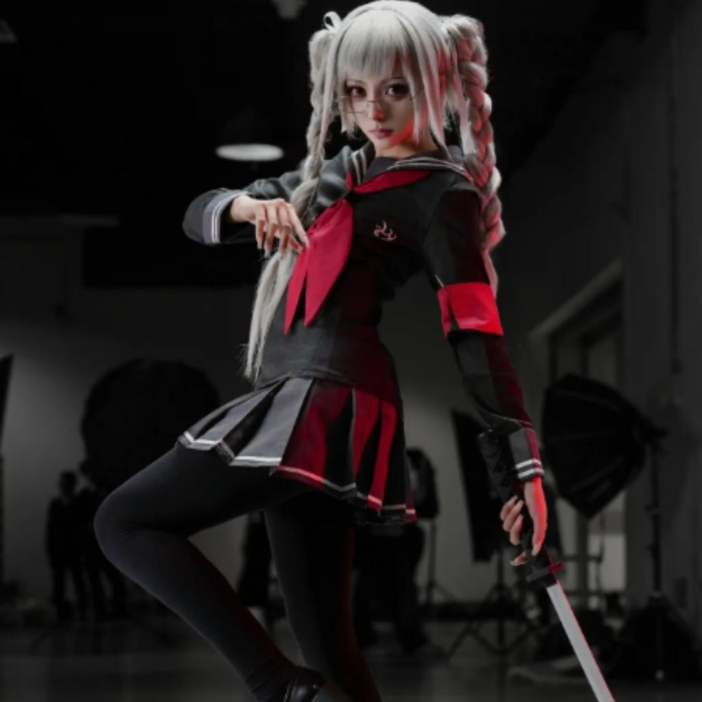 Danganronpa Peko Pekoyama Cosplay Costume, Anime Game Character Role Play Full Set