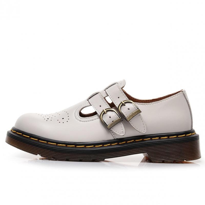 Martin boots Mary Jane shoes genuine leather low-top small leather shoes women's fashion