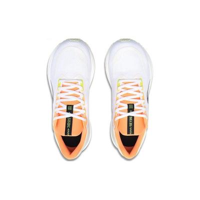 Li Ning YueYing 2.0 Comfortable Abrasion Resistant Low Top Running Shoes Men's White Green Orange ARHT001-1