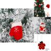 Beautifully Crafted Flower Snowman Hanging Ornament For Christmas Festive Decor
