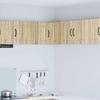 Wall Mounted Corner Cabinet LUCCA Sonoma Oak 57 x 57 x 40 cm