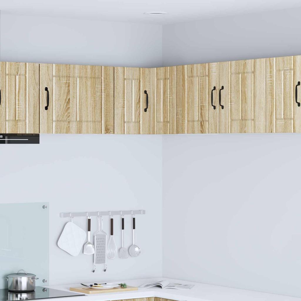 Wall Mounted Corner Cabinet LUCCA Sonoma Oak 57 x 57 x 40 cm