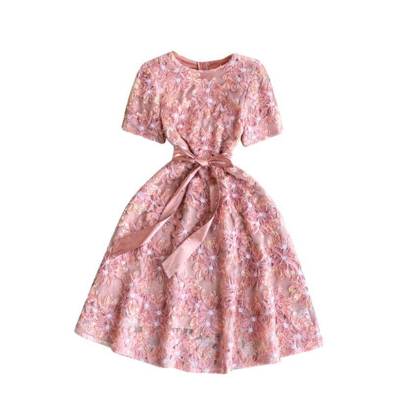 Accessible Luxury Socialite Princess Dress Heavy Embroidery Small Dress