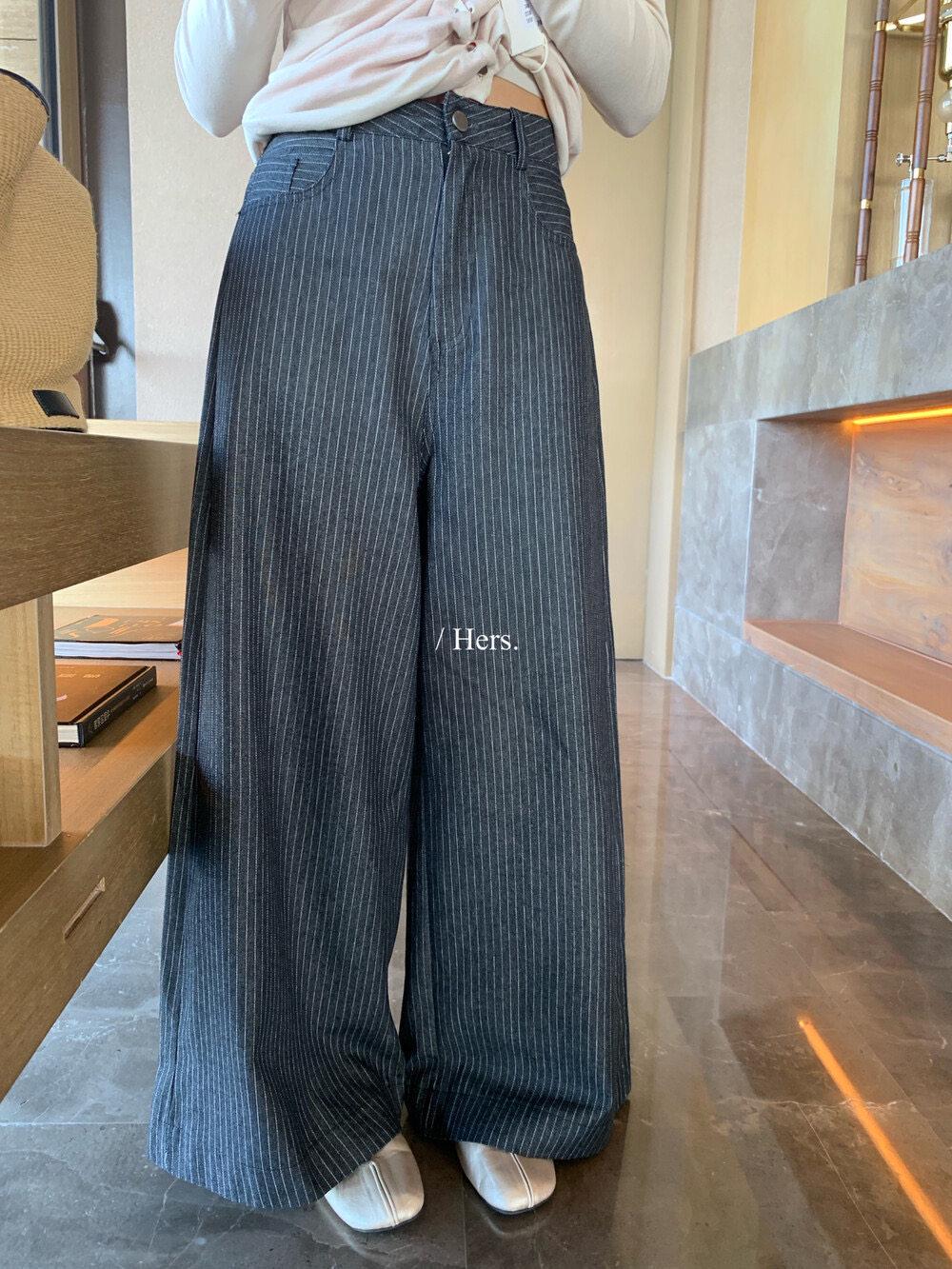 Spring 2026 High-Waisted Striped Wide-Leg Jeans for Women s Casual Wear Small