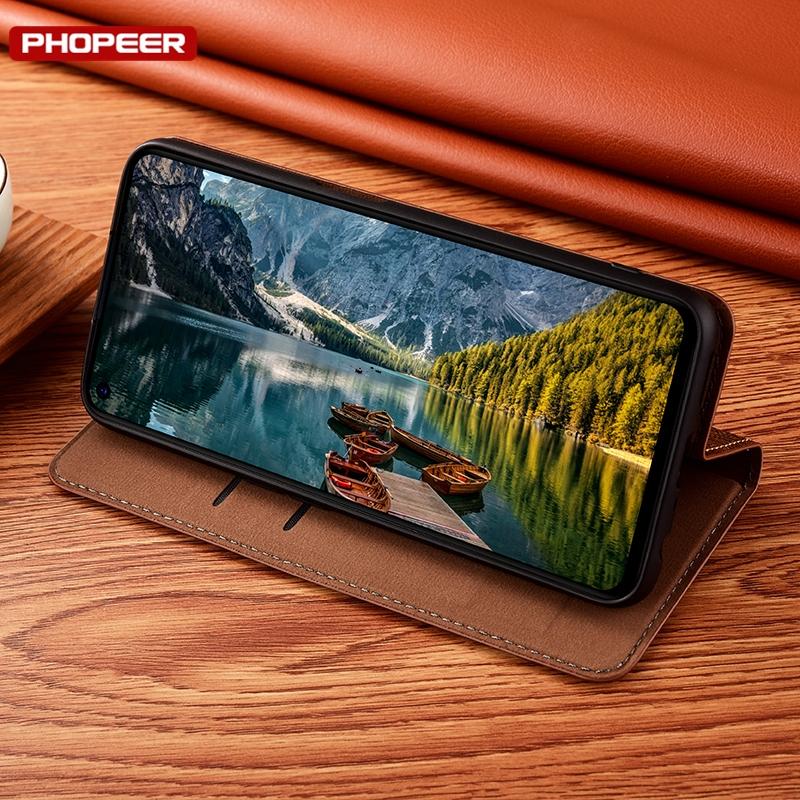 Genuine Leather Case for Samsung Galaxy A55 A56 A35 A36 A15 A16 A17 A25 A26 A54 A34 A24 A14 A73 A53 Flip Wallet Magnetic Cover.