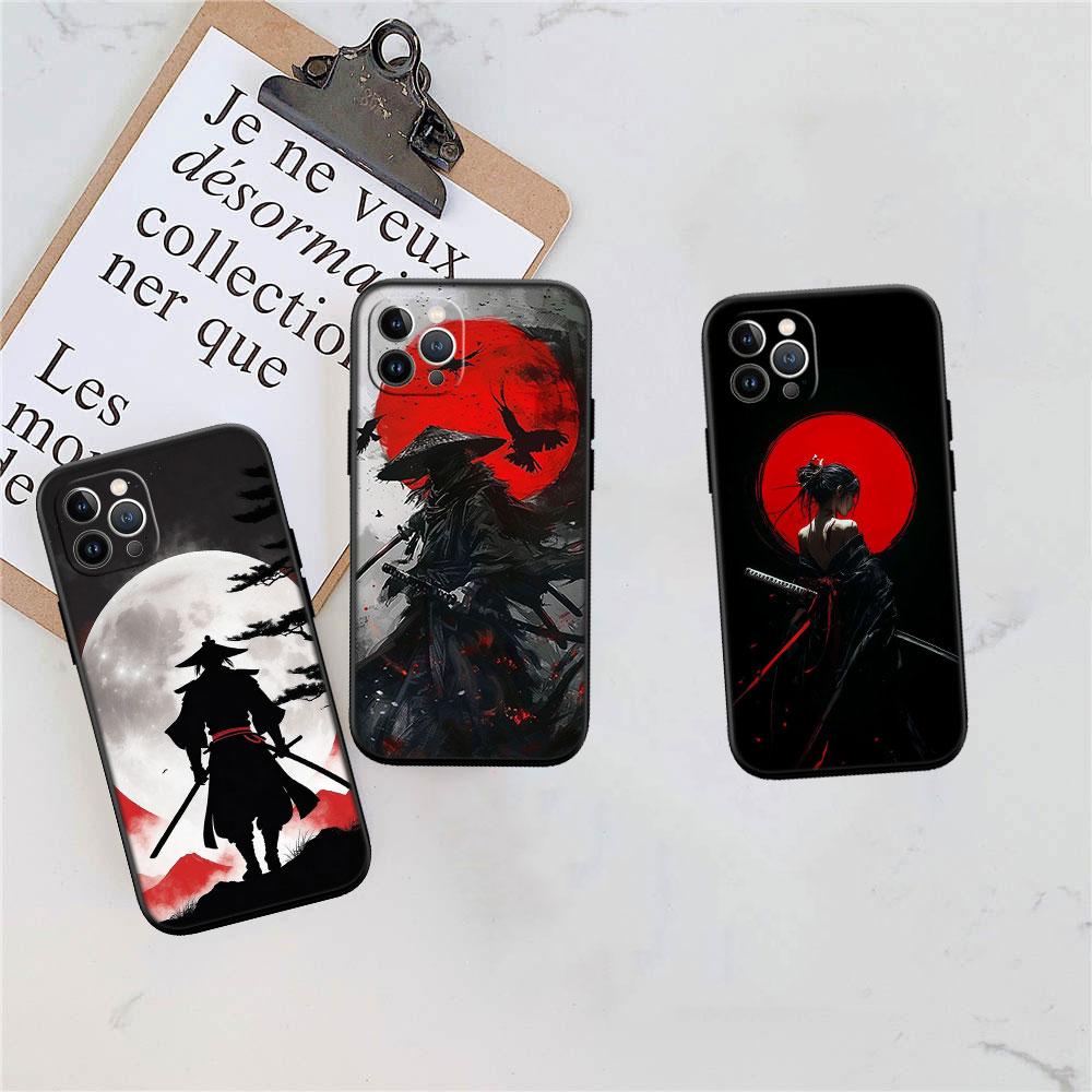 PP41 Japan Samurai Mask Soft Shell Phone Case for Xiaomi Xiaomi Poco M4 M5 M6 M7 X3 X6 X7 F8 Ultra Pro GT NFC