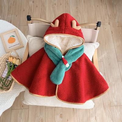 Mantello Cappotto Super Carino di Peluche per Bambino per Autunno e Inverno