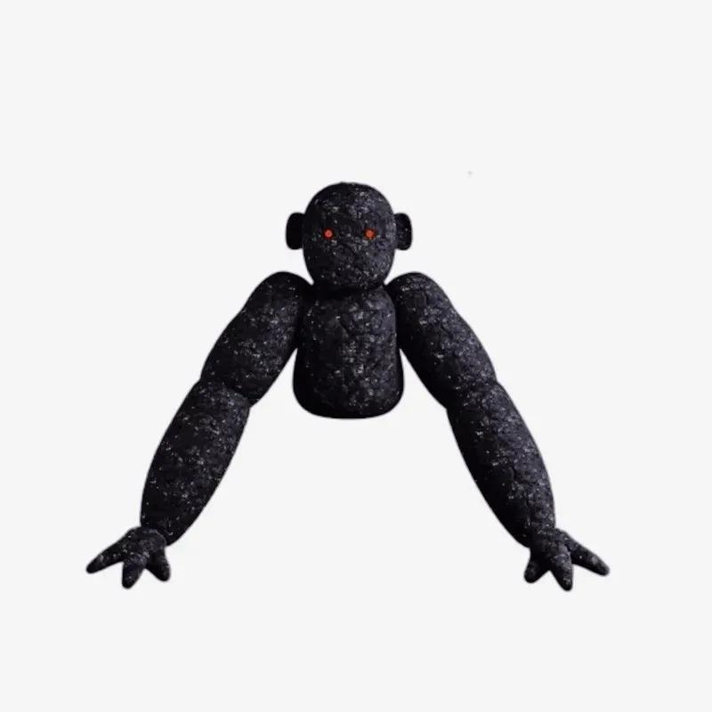 2026 New Scary Baboon Plush Toy Soft Stuffed Doll Horror Game Character Collectible Room Decoration Kids Easter Gift