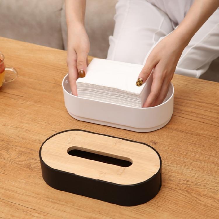 Handwoven Bamboos Materials Tissue Box Convenient for Enhances Room Decoration and Practical Everyday Casual Use