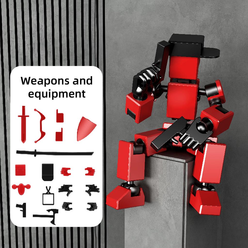 3D Printed Movable Dolls With Movable Joints, Diy Assembled Robot Toys