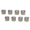 Universal Style Metal Car Anti-rust Motorbike Wheel Tire Valves Stem Cap Airtight Cover Dustproof with Rubber Seal Rings