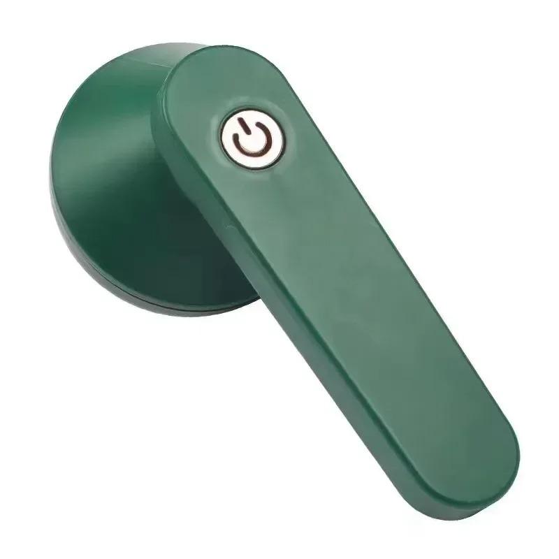 

Portable Rechargeable Electric Lint Remover Trimmer for Sweaters Coats Clothes Plush Toys Hair Shaver зелёный