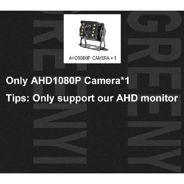 GreenYi 1080P 7  IPS Screen AHD Car CCTV Monitor With 2 Starlight Night Vision Reverse Backup Rear View AHD Camera Only Camera