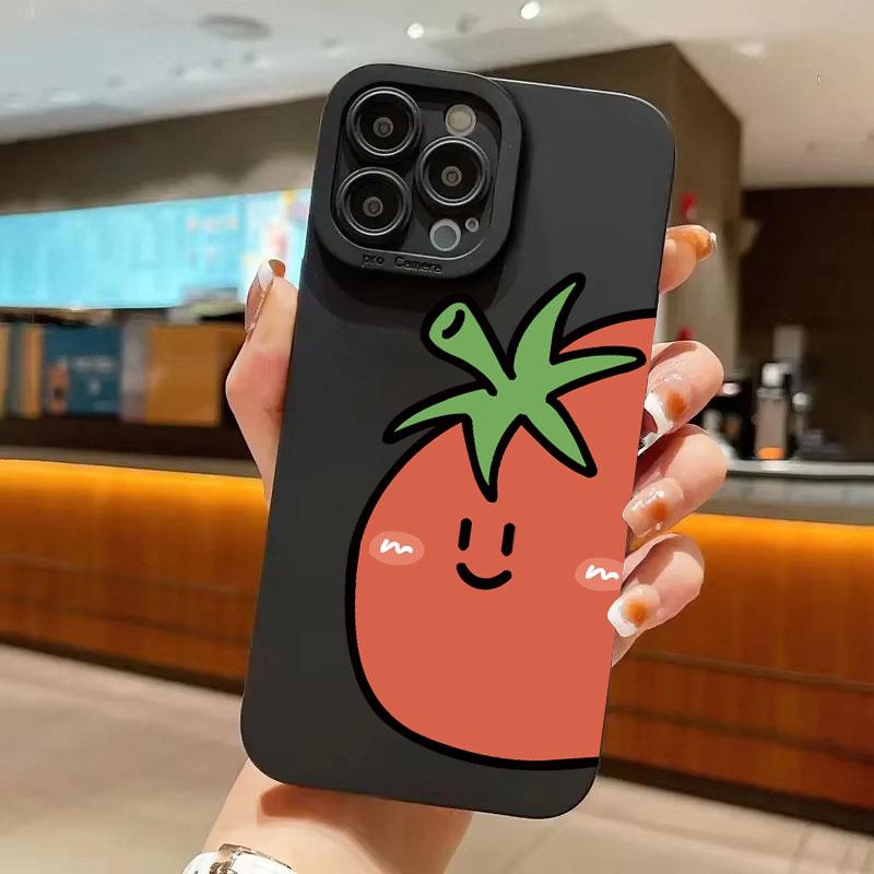 Tomato and Egg Phone Case IPhone 16 15 Pro Max Case For IPhone 13 14 15 12 11 Pro XS Max 12 13 Mini XR X Plus Shockproof Case