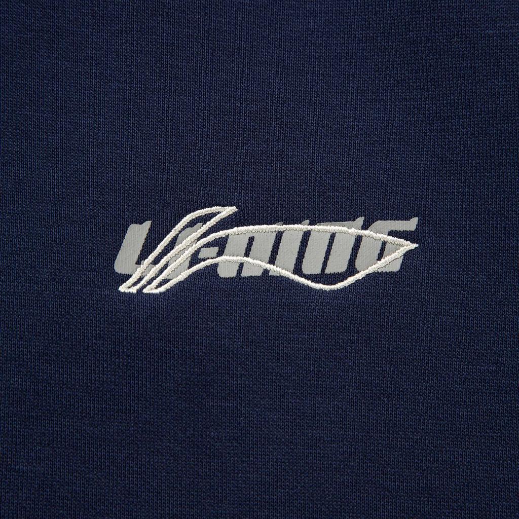 Li Ning Sports Lifestyle Series Loose Casual Fashion Round Neck Logo Sweatshirt Unisex sweatshirt AWDVC65-5