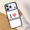 Funny I Love Nursing Mobile Phone Case for IPhone 17 AIR 16pro Max 15 14 13 12 11 Bumper Cover