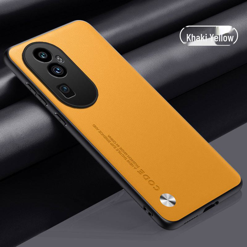 Premium Leather Kevlar Phone Case for Oppo Reno10 - Anti-Fall Protection for Reno9pro & Reno8