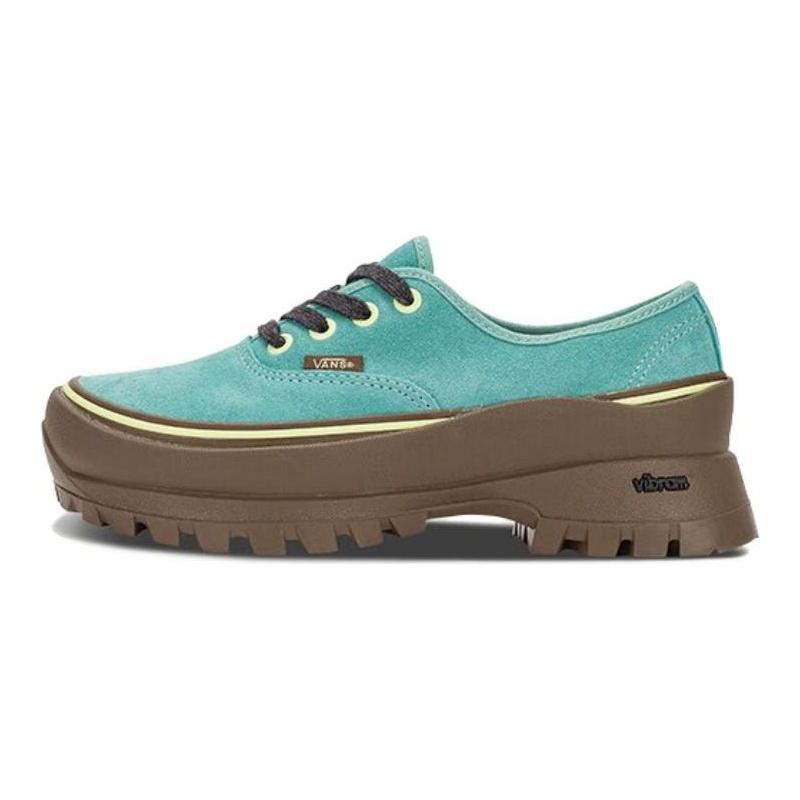 Vans Vibram X Authentic Comfortable Versatile Shock-Absorbing Durable Low-Top Skate Shoes Unisex Sneakers Blue Green VN0A5JLW20A