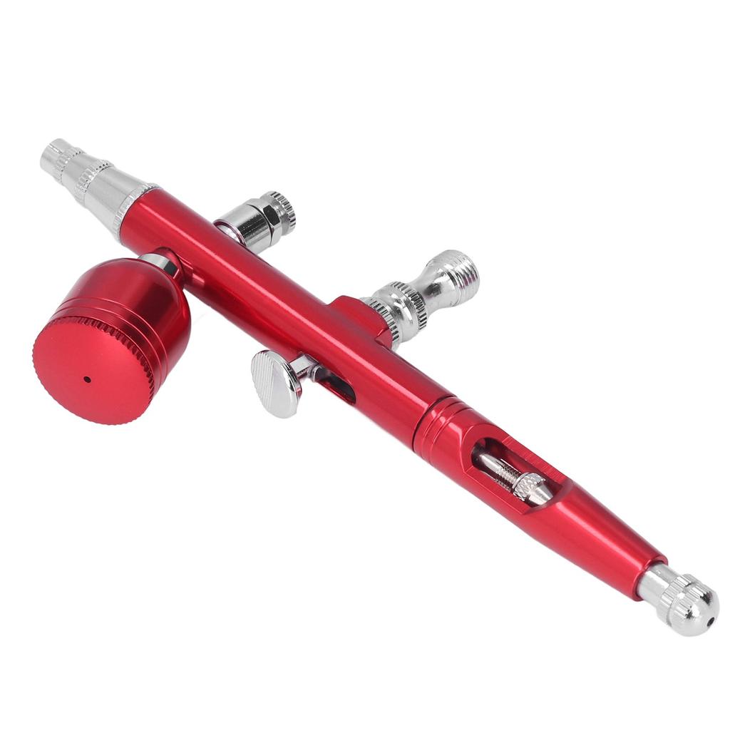 Airbrush Portable Small G1 8 DIY Paint Spray Gun Brass Airbrush For Makeup Nail Art Tattoo Costume CraftsRed