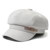 Cinture Decorative Ottagonali Cappello Linguetta Anatra Waffler Colore Colore Unico Berretto Monocolore Donna Ricygvm Cappelli Autunno Giapponese Retro Pittore Artista Cappello