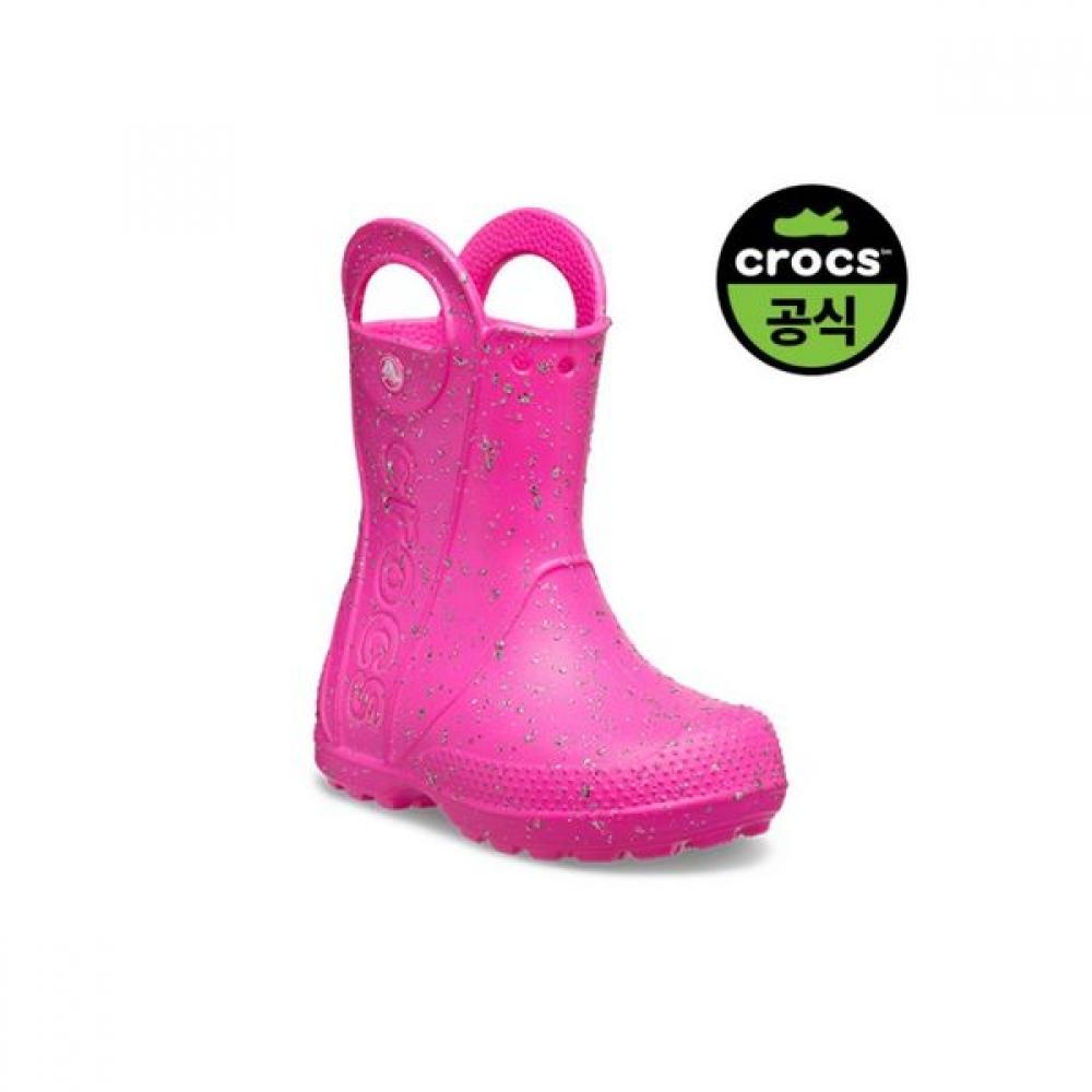 [Crocs] Crocs Official Kids Handle It glItter Rain Boot K Pcr  24sKbt210391 