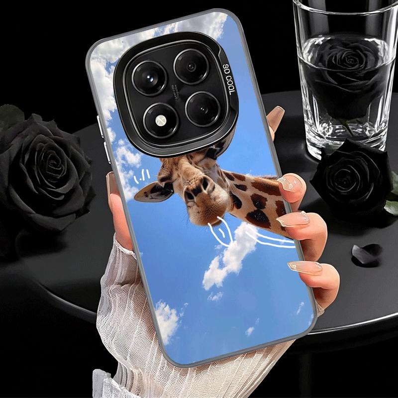 Giraffe Animal Pattern Shockproof Phone Case for Xiaomi Redmi Note 15 14 13 12 Pro Plus 11 11S 11T 5G Cover Anti Fall Fundas