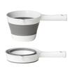 Creative Folding Water Scoop Suspensible Portable Collapsible Bath Scoop Ergonomic Grip Long Handle Kitchen Water Ladle Travel