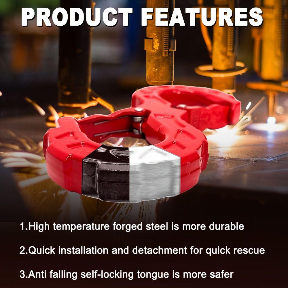 S-type Hook High-strength S-shaped Hook Solid Universal Double Ended U-buckle Portable Off Road Towing Bar JK Offroad