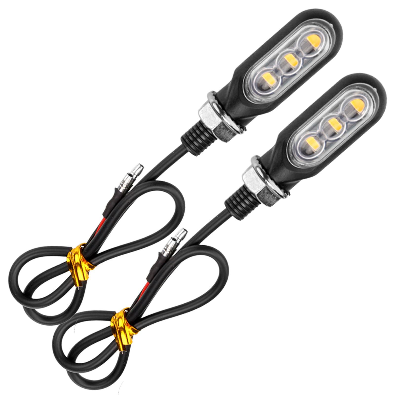 RoaRion Motorcycle Turn Signal, LED, High Brightness, Waterproof, Small, Extra Small, Motorcycle, Turn Signal,