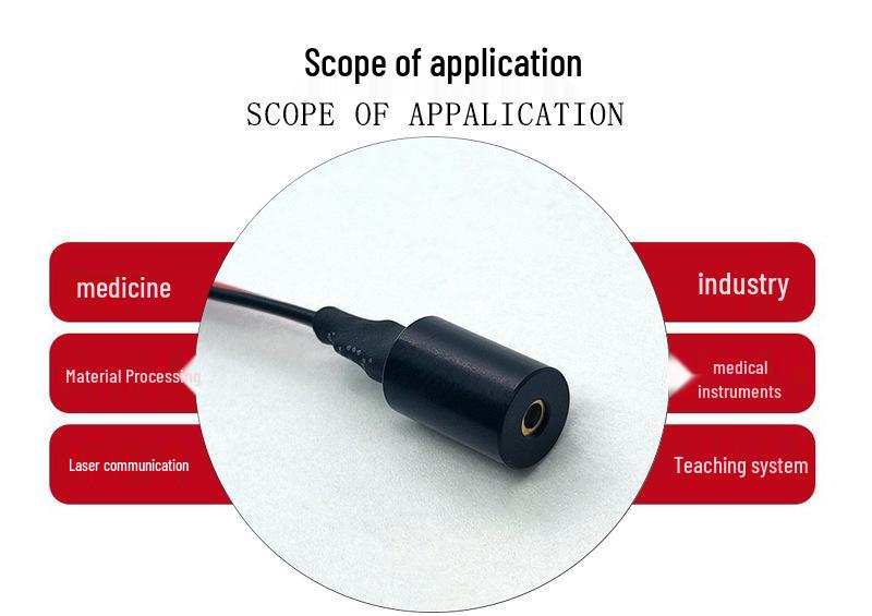 6x9mm 650nm 1mW Red Laser Dot Point Glass Lens Module