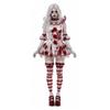Halloween Dark Clown Girl Costume Adult Cosplay Party Outfit