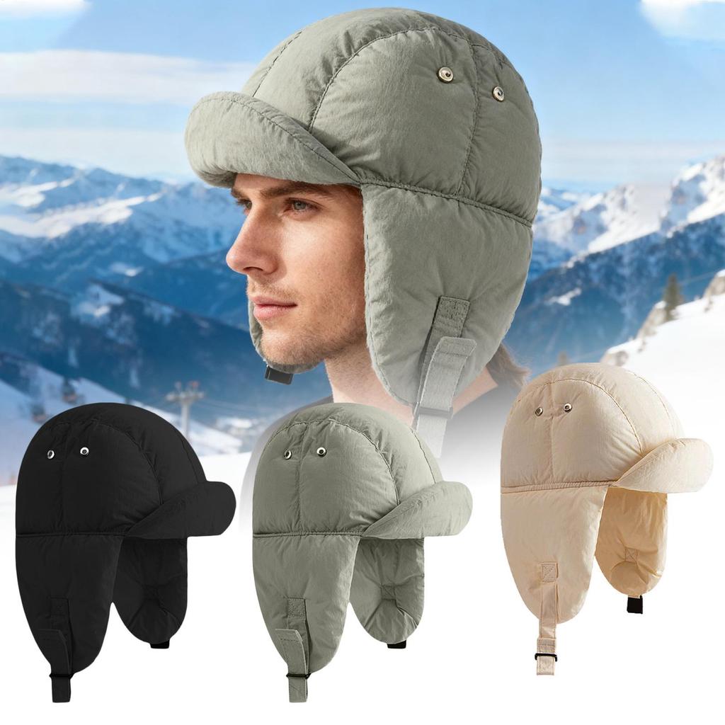 Trapper Hat Warm Earflaps Headwear Warm Cycling Hat For Outdoor Sports Cycling Hiking Camping Snowboarding Commuting Fishing