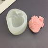Silicone Brain & Heart Candle Mold Realistic Organ Shape Mold for Epoxy Resin Fondant Soap Easy-Release DIY Craft Mold