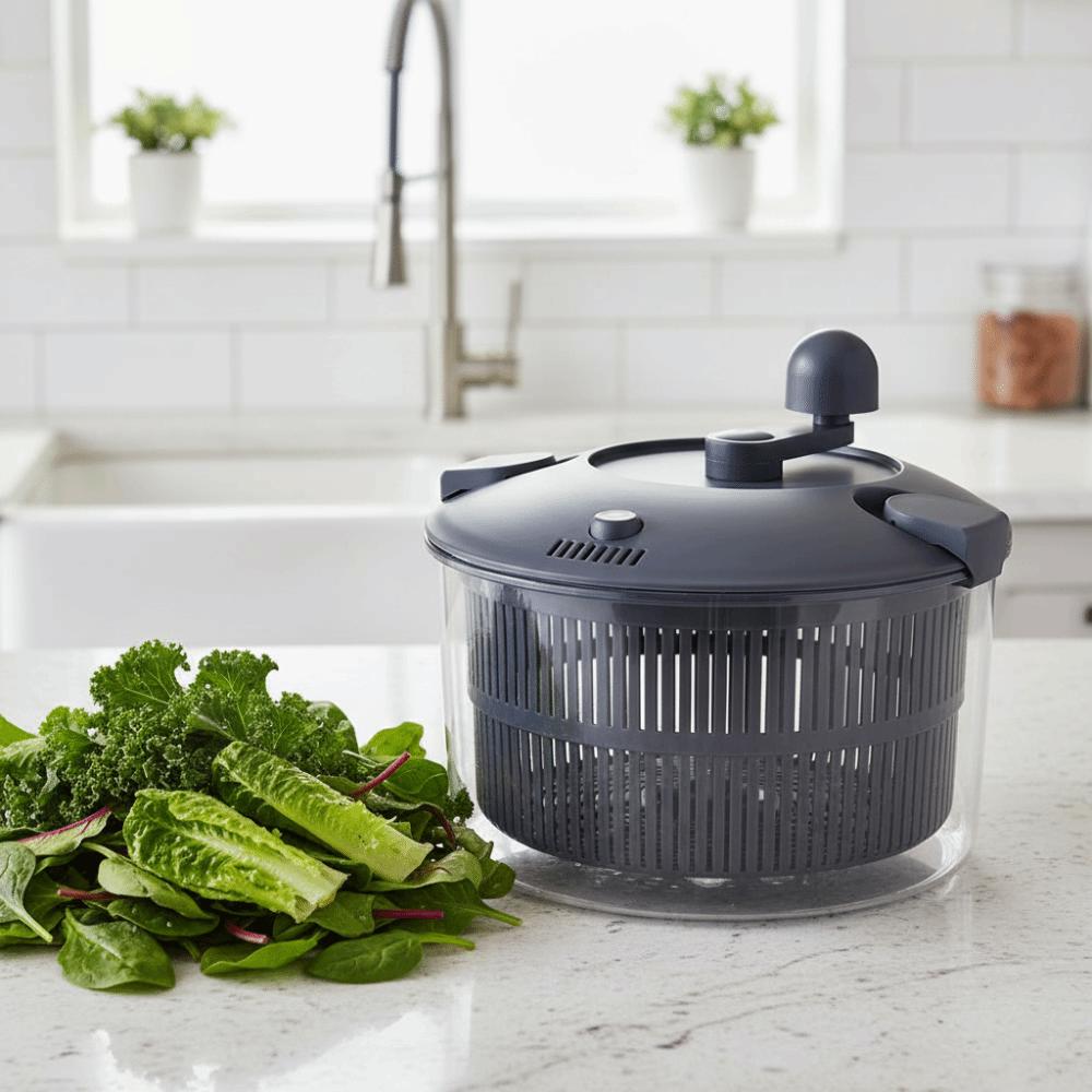 Manual Multi-functional Vegetable Dehydrator Set with Slicer Salad Spinner Vegetable Slicer Fruit