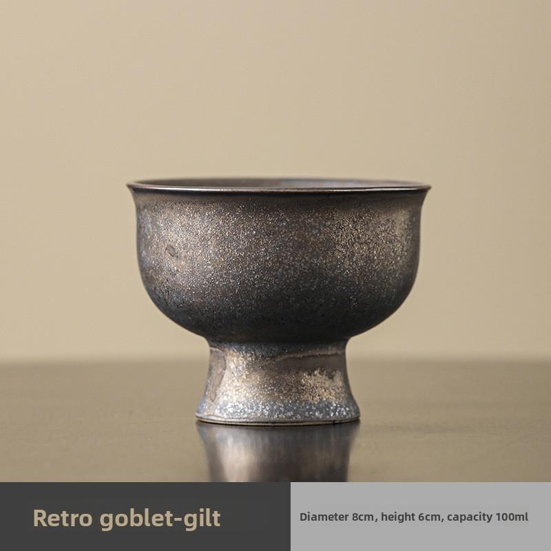 

Antique moonlight Japanese candle tea warming tea stove light luxury flower tea fruit tea tea brewer heat-resistant hammer 100ML