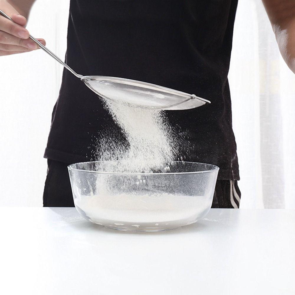 Stainless Steel Fine Mesh Strainer Soybean Milk Snack French Fries Mesh Strainer  Kitchen Tools