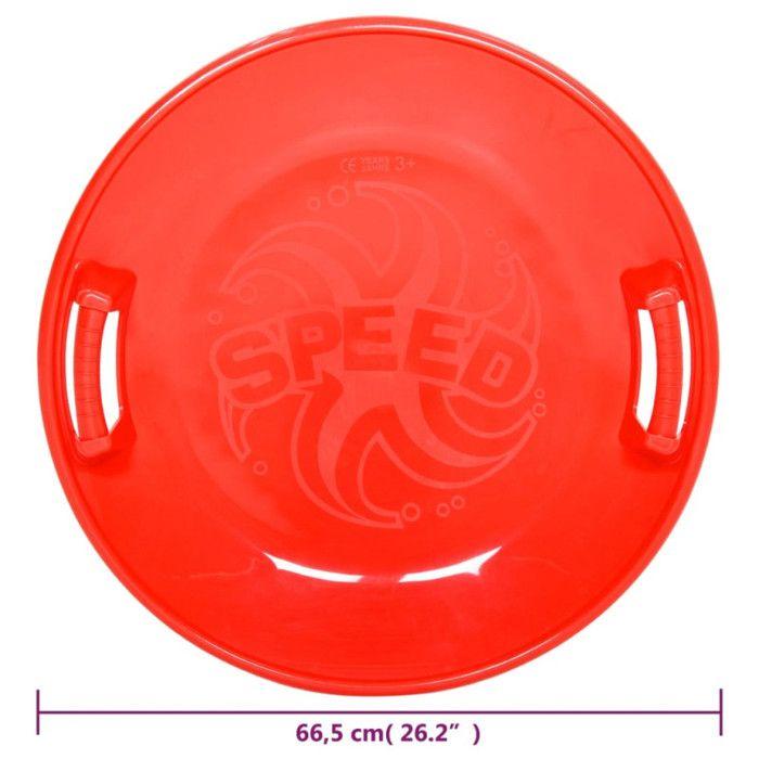 VidaXL Round Sledge Snow Sled Disc Sled Sliding Ski Skating Snow Game Winter Gift Outdoor Winter Sports 93712