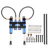 100mm Negative Pressure Shock Struts Damper Fit for Scx10 Trx4 1 10 RC Car ModelBlue