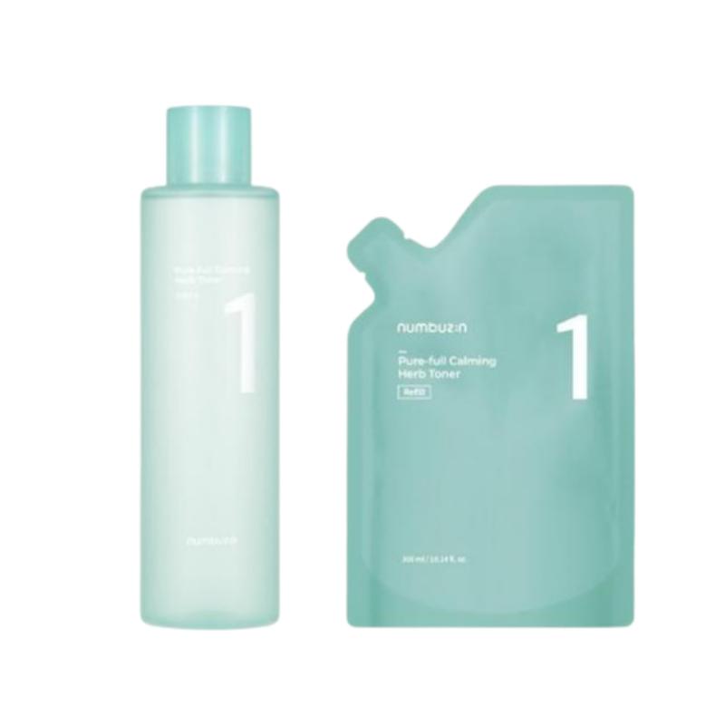 

Numbersin No.1 Soothing Clear Fresh Toner 300ml Refill (+300ml Free)
