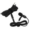 Professional Lavalier Lapel Microphone Cardioid Clip On Lapel Mic for Camera Phone Live Broadcast