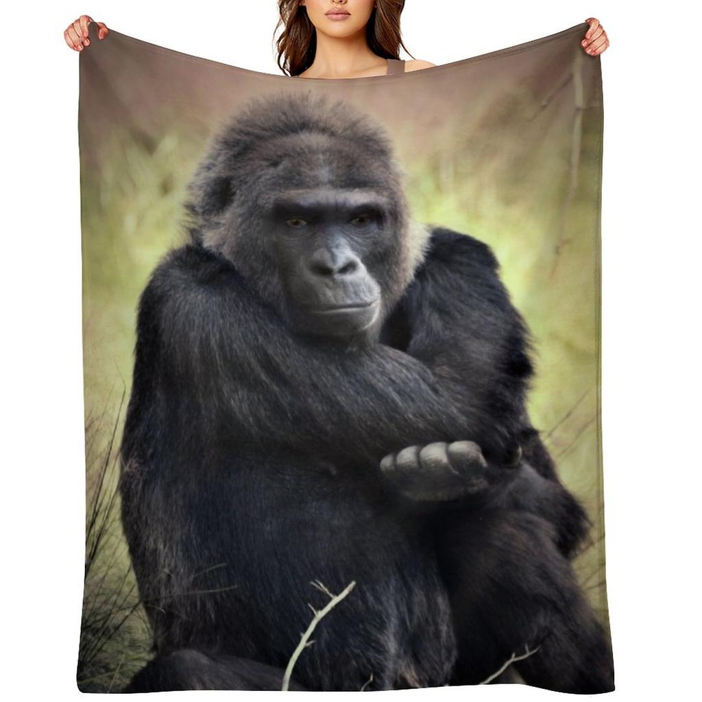 Gorilla Throw Blanket Sofas Large Moving Blankets For Baby Blankets