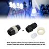100 Sets LED Holder 5mm Plastic Light Emitting Diode Panel Mount Clip Accessory Set Kit
