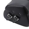 Motorcycle Saddlebags 16L Large Capacity Luggage Bags PU Leather Waterproofing Motorcycle Side Storage Bags