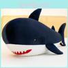 Animal Shark Shape Pillow Filled With Embroidery Design For Relaxing And Resting