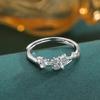 Luxurious Zirconia Starlight Ring for Women - Versatile High-End Design, Perfect As a Qixi Valentine's Day Gift