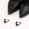 2pcs Protective Metal Shoe Toe Caps, Anti-Kick Concealment Decorative Cover for High Heels, Durable Fashion Accessory