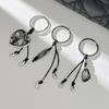 Portable Acrylic Gemstones Keychain With Versatile For Casual Or Formal Outfits