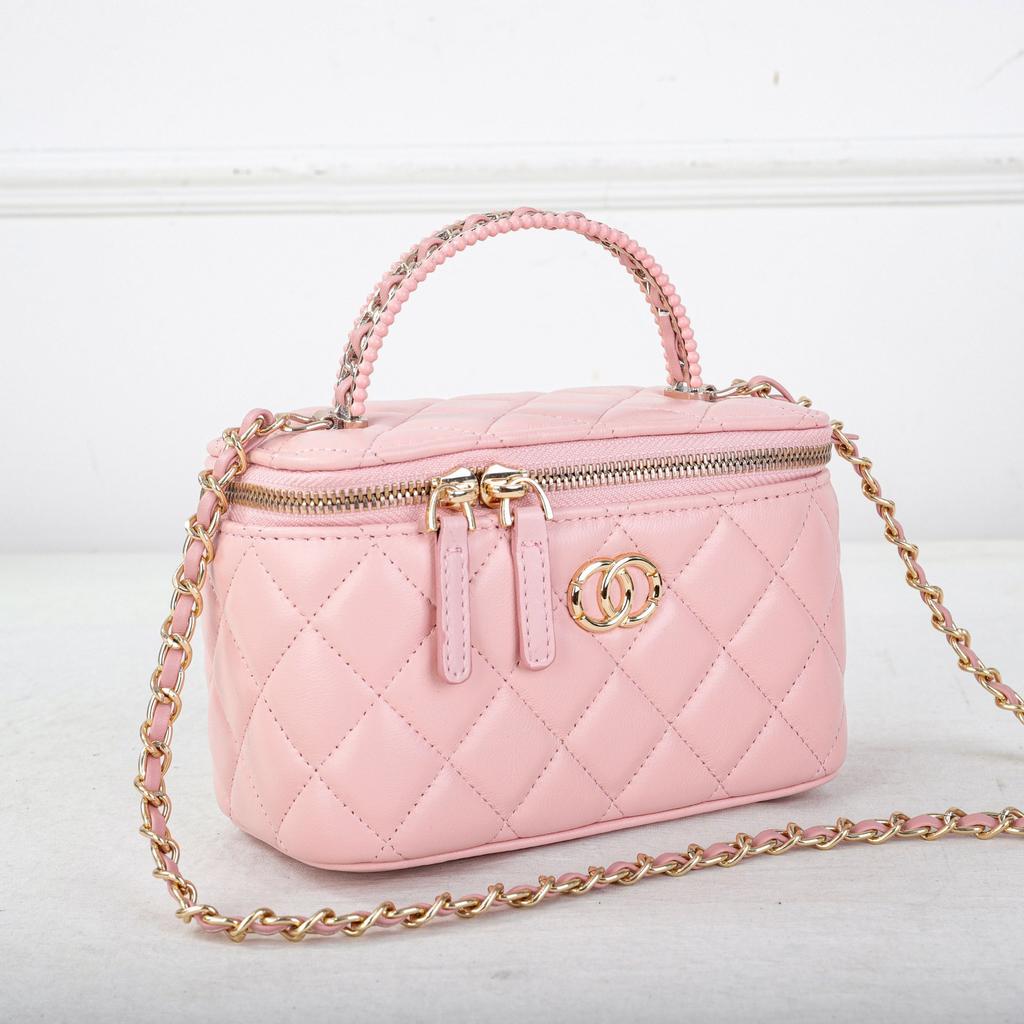 Ruit ketting box tas, high-end gevoel licht luxe mode veelzijdige nieuwe schouder crossbody draagbare schapenhuid tas