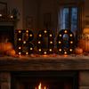 Light Up Letters 3 Pcs Halloween Boo with LED Light, Indoor Marquee Durable Plastic Letter Lights BOO Sign for Home Kitchen Fireplace Party